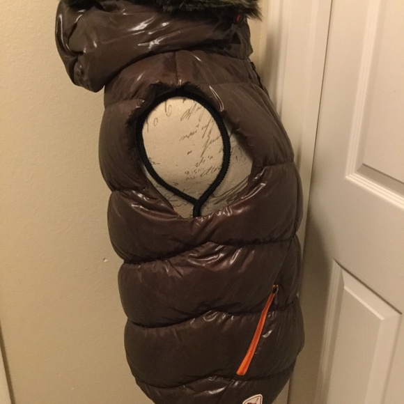 Women"s Puma Brown Zip Up Vest Jacket Size L NWT - Picture 2 of 6